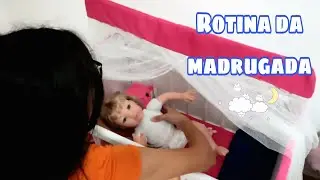 Rotina da madrugada das minhas bebês reborns