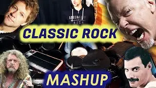 Metallica, Led Zeppelin, Def Leppard, Bon jovi, Queen MASHUP / Мэшап классических рок хитов