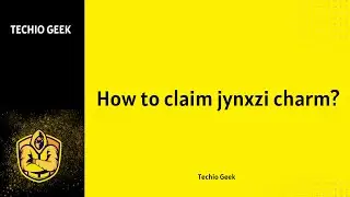 How to claim Jynxzi Charm?