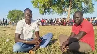 Gualla vs Akuak , Nyarai vs J.I.U wrestling in Karaba field  Bor