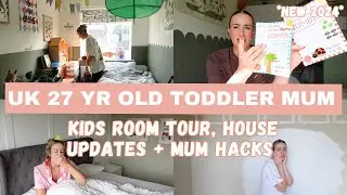 MUM VLOG | EXTREME Small Kids Bedroom Makeover/ Tour, Rental Home Updates, Toddler Mum Hacks