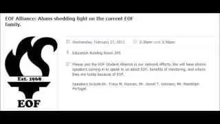 What does EOF mean?
