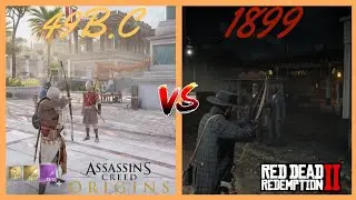 RDR2 VS ASSASSIN CREED ORIGINS l Detail compression