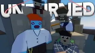 ГОЛЫМИ УБЕЖАЛИ ОТ СТРЕМНОГО МАНЬЯКА ► Unturned