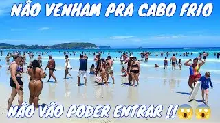 ❤️💙CABO FRIO HOJE 04/01/25 PRAIA DO FORTE (NÃO ESTÃO PODENDO TRABALHAR)😱😱