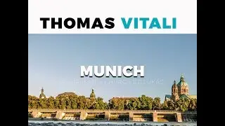 Drone over Munich (Germany) - Aerial Film Clip
