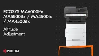 ECOSYS MA6000ifx/ MA5500ifx/ MA4500ix/ MA4500ifx Altitude Adjustment