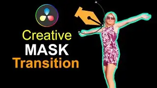 Subject Masking Transition Effect in DaVinci Resolve 18.6 | Fusion Tutorial