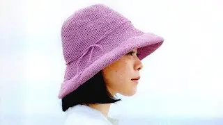 3 Топовые шляпы 👒 крючком на лето. Схемы для вязания👑👑👑⛑