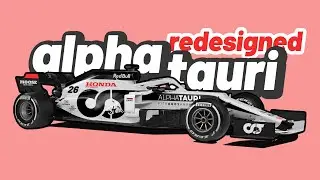 2020 Alpha Tauri Formula 1 Car - REDESIGNED