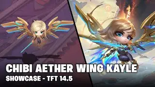 CHIBI AETHER WING KAYLE - EMOTES, FINISHER | TFT 14