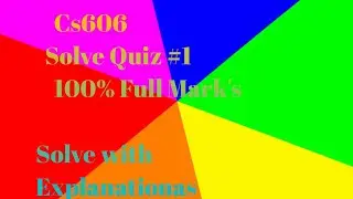 CS606 Quiz #1 correct solution By EDU EXPLAIN