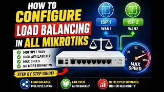 HOW TO CONFIGURE LOADBALANCING IN ALL MIKROTIKS .the sicript is in video details