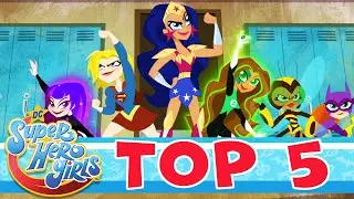 Top 5 SUIT UP Scenes! | DC Super Hero Girls