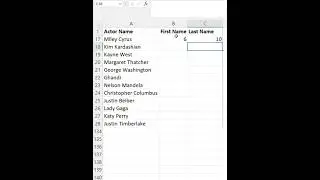 Left + Find & Right + Length Formula To Split Names Into Two Columns - Excel Old Users