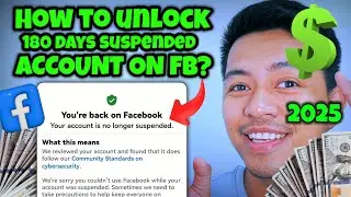 🔓 HOW TO RECOVER FACEBOOK ACCOUNT SUSPENDED 180 DAYS (STEP-BY-STEP) 🔐 