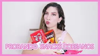 PROBANDO SNACKS COREANOS POR PRIMERA VEZ🍫🍬🍤