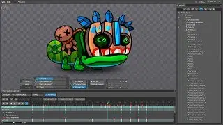Pets animation. Spine 2D.