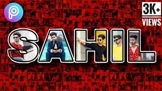 Text Collage Editing in PicsArt | Best PicsArt collage editing tutorial