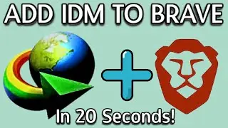 How to Add IDM Extension to Brave Browser!