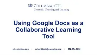 Using Google Docs as a Collaborative Learning Tool