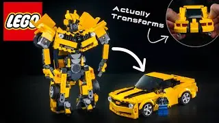 LEGO Transformers 2007 BumbleBee | ACTUALLY TRANSFORMS 🤯