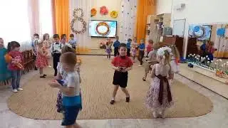 Танец с куклами и машинками.  2022  Средняя группа.  Муз. рук.  Рожкова М. В.