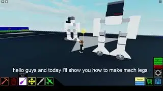 How to make mech legs in Roblox Plane Crazy