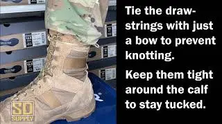 Trouser Blousing Instructional Video