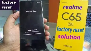 realme C65 5G factory reset solution 2024.