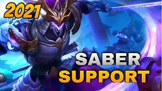 SABER SUPPORT GAMEPLAY | SABER GAMEPLAY 2021 | TOP GLOBAL SABER | MOBILE LEGENDS BANG BANG