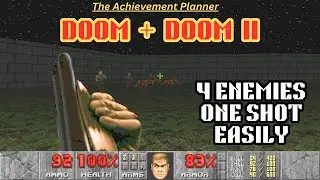 DOOM + DOOM II - How to EASILY kill 4 enemies with one Super Shotgun shot (DOOM Master levels 10)