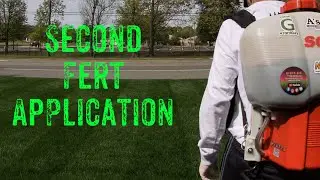 Second FERTILIZER APPLICATION // 18-0-1 Greene Punch application