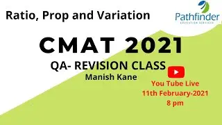 CMAT- 2021 I. Revision ClassI  I -(Daily)I Ratio, Proportion and Variation I