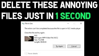Force Delete Annoying Files Windows 10 - (Delete Files Seconds)