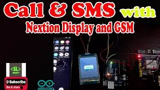 Call SMS with Nextion Display and GSM (Simple code )