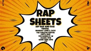 RAP SHEETS Hip Hop and R&B Trivia (Team Shoutout) #hiphop #rnb #trivia #toronto