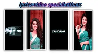 New style lyrica video editing in alight motion / insta trending lyrics style with effect in telugu