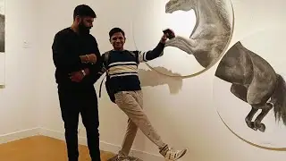 Savage Beauty - A solo Charcoal painting exhibition by Nilanjan Das.