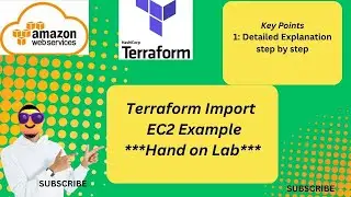 Terraform import existing resources in aws