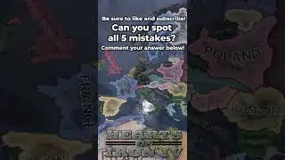 HOI4 Spot All 5 Mistakes! #shorts #hoi4