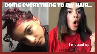 Dora inspired haircut (done by me)