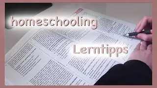 HOMESCHOOLING - effektiv lernen / 11 Tipps ...🤓📓