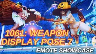[PSO2 NGS] 1061: Weapon Display Pose 7 - Emote Lobby Action - 1061「武器反映ポーズ7」