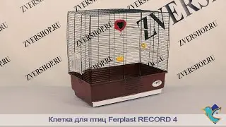 Клетка для птиц Record 4 черная от Ferplast