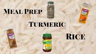 Meal Prep Turmeric Rice | Cooking With Kez & Pops