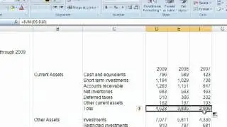 Using the Fill Handle in Microsoft Excel to Copy Formulas