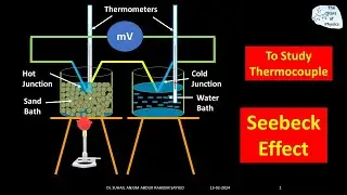 To Study Thermocouple | The Seebeck Effect | Thermocouple Experiment| How Thermocouple Works