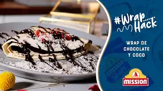 Wrap dulce de chocolate negro y coco
