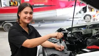 Aquila's Journey as a Female Apprentice in the Mechanics Industry